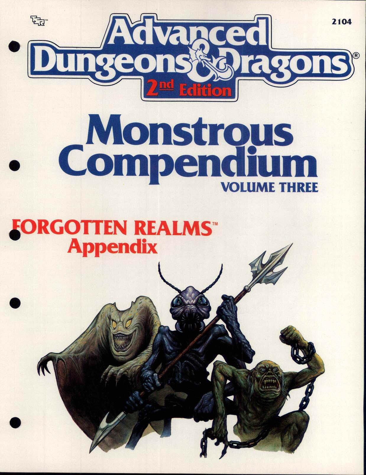 MC3 Volume III Forgotten Realms Appendix ICover art